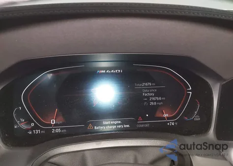 2022 BMW M440I Gran Coupe xDrive z USA, uszkodzony, nr VIN WBA13AW02NFM31207